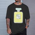 香水 ビン 瓶 No5 パフューム 現代アート おしゃれ かわいい デザイン Tシャツ 彼への贈り物