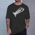 魚の骨 Tシャツ 彼への贈り物