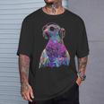 鳩 鳥モチーフ 動物 アート 音楽 ヘッドホン 鳩 Tシャツ 彼への贈り物