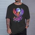鳳凰 満月 鳥 神話 鳥 若返り Tシャツ 彼への贈り物