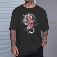 龍 日本の桜文化 長袖tシャツ Tシャツ 彼への贈り物