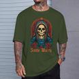 Santa Muerte Latina Gangster Gangsta Cholo Chola Camiseta unisex Regalos para él