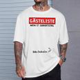 17th Birthday Party Guest Book 17 Years Man Woman T-Shirt Gifts for Him