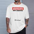 18th Birthday Guest Book 80 Years T-Shirt Gifts for Him