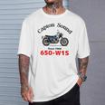 650-W1s Captonound 青タンク 旧車 Tシャツ 彼への贈り物