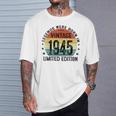 79歳ギフトtシャツ 1945年のベスト・オブ・レジェンド 1945年に誕生 Tシャツ 彼への贈り物