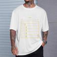Albañil Tarifa Por Hora De Albañil Diseño Gracioso Camiseta unisex Regalos para él