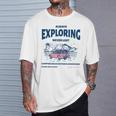 Always Exploring Campfire Ocean Outdoor ビーチライフグラフィック Tシャツ 彼への贈り物