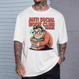 Anti Social Book Club Vintage Retro Reader Art Premium Tri-Blend T-Shirt Gifts for Him Anti Social Book Club Vintage Retro Reader Art Premium Tri-Blend T-Shirt Gifts for Him