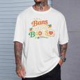 Bans Off Our Books Bookaholic Banned Book Lovers Readers T-Shirt Gifts for Him