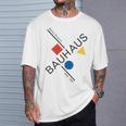 Bauhausムーブメントtシャツ、1923年建築作品。 Tシャツ 彼への贈り物
