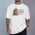 Books Are My Pot Of Gold St Patricks Day Bookworm Reader T-Shirt Gifts for Him