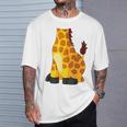 Camisa De Jirafa Para Adultos Niños Hombres Es Disfraz De Jirafa Camiseta unisex Regalos para él