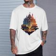 Castle Of Books Imagination Art Book Lover T-Shirt Gifts for Him Castle Of Books Imagination Art Book Lover T-Shirt Gifts for Him