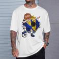 Dabbingoccer Boy Bosnien Herzegowina Lovers Trikot Bosnien T-Shirt Geschenke für Ihn