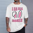 De Pâques Assorti Pour Avec Inscription I Am His Honey T-Shirt Cadeaux pour lui
