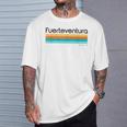 Rétrointage Des Îles Canaries Fuerteventura T-Shirt Cadeaux pour lui