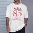 Es Mi 85 Cumpleaños Regalo 85 Años Cumpleaños Reina Camiseta unisex Regalos para él