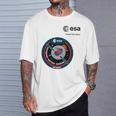 Esa欧州宇宙機関ミッションesmアルテミスパッチ Tシャツ 彼への贈り物