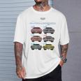 Evolution Of The Challenger、ホットロッド、マッスルカー、マグナム、RTe Tシャツ 彼への贈り物