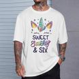 Happy 6Th Birthdayweetassy Andix Unicorn 6歳 Tシャツ 彼への贈り物