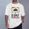 Homenaje A Loseteranos De Paracaidistas De Normandía Del 82 Aniversario Del Día D Camiseta unisex Regalos para él