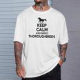 Keep Calm And Breed ファーマーブリーダー 馬サラブレッド Tシャツ 彼への贈り物