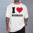 I Love Rodrigo Tシャツ 彼への贈り物