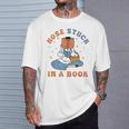 Nose Stuck In A Book Book Lover T-Shirt Gifts for Him