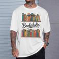 Reading As a Bookaholic For Book Lovers T-Shirt Gifts for Him