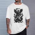 San Jorge Y El Dragón -Anto Católico Ortodoxo Camiseta unisex Regalos para él