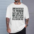 Somewhere Over The Rainbow-メンズ レディース キッズ バタフライ Tシャツ 彼への贈り物