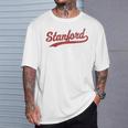 Stanford California Ca ビンテージスポーツグラフィック Tシャツ 彼への贈り物