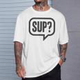 Sup どうしたの？ワザップワサップ What's Up Tシャツ 彼への贈り物