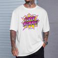 Super Mommy Comic Book Superhero Mother's Day T-Shirt Gifts for Him