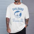 Svalbardpitzbergen ホッキョクグマ ロングイヤービーン ノルウェー ホッキョクグマ Tシャツ 彼への贈り物
