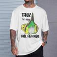 Talk To My Tail 羽 ファニー セキセイバト セキセイインコ Tシャツ 彼への贈り物