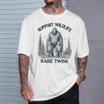 Twin Parent Mom Dad Of Twins Support Wildlife Raise Twins T-Shirt Gifts for Him Twin Parent Mom Dad Of Twins Support Wildlife Raise Twins T-Shirt Gifts for Him