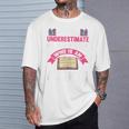Never Underestimate An Old Woman Author Write Book T-Shirt Gifts for Him