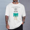 Never Underestimate The Power Of A Girl With A Book RBG T-Shirt Gifts for Him