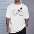 West Highland ホワイトテリア 犬 眠っているかわいいウェスティー Tシャツ 彼への贈り物