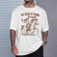 Western Life Book Lover Reading We Reads At Dawn Cowgirls T-Shirt Gifts for Him Western Life Book Lover Reading We Reads At Dawn Cowgirls T-Shirt Gifts for Him