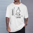 Wittgenstein Rabbit Duck Philosopher Tシャツ 彼への贈り物