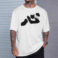 「ビッグハート」書道 長袖tシャツ Tシャツ 彼への贈り物
