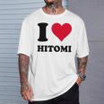 ひとみが大好き Tシャツ 彼への贈り物