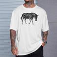 アフリカンゼブラプリント Tシャツ 彼への贈り物