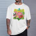 アロハシャツ ハワイアン フラミンゴ キッズ ティーン ガールズ 幼児 Tシャツ 彼への贈り物