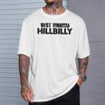 ウェストバージニア ヒルビリー アパラチア 面白い Tシャツ 彼への贈り物
