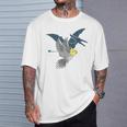 オウム 恐竜 オカメインコ テロダクティルシャドウ Tシャツ 彼への贈り物