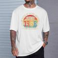 オンバック 1968年6月から素晴らしいヴィンテージレトロ58歳の誕生日 Tシャツ 彼への贈り物